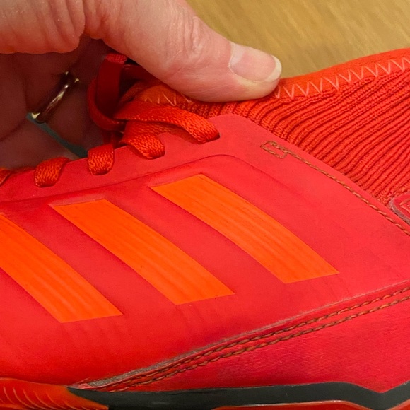 Adidas Youth Red / Orange  Rapture Cleats / Size 2 - Picture 7 of 10